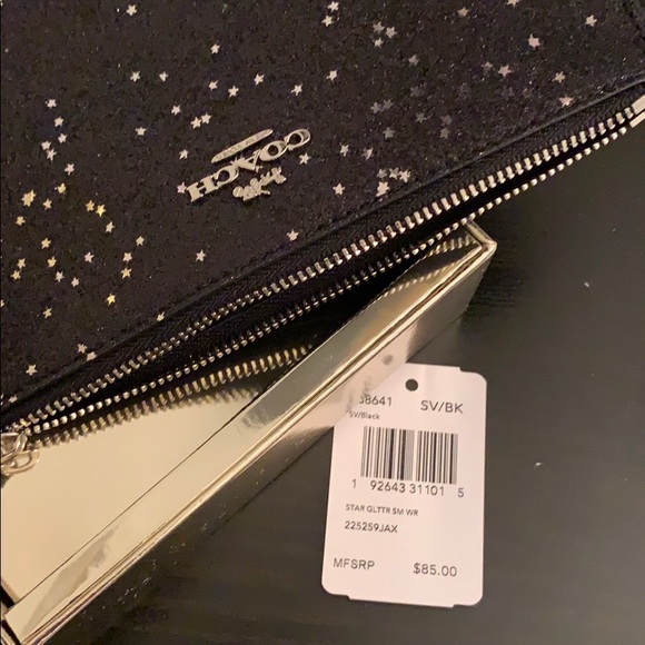 NWB. Coach star ⭐️ black wristlet. - Picture 4 of 6